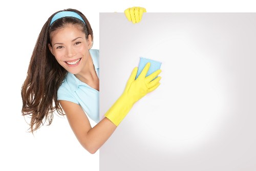 Cleaning dust and residue from a newly refurbished property in Edgware