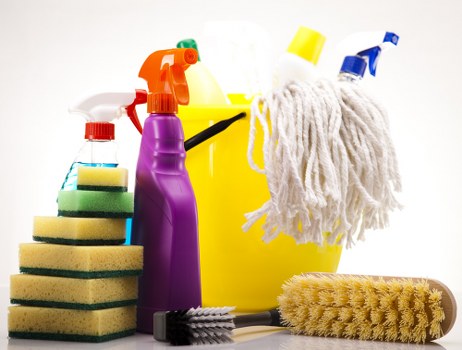 Local carpet cleaner in Edgware treating stains on a carpet